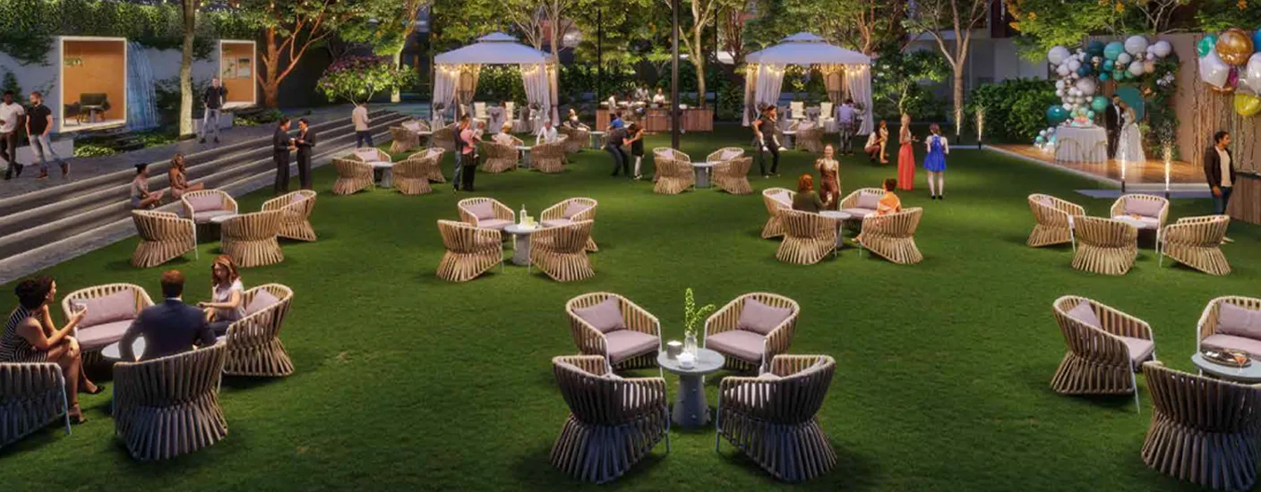 TRIAA Nesterra Dhanori Party Lawn Image